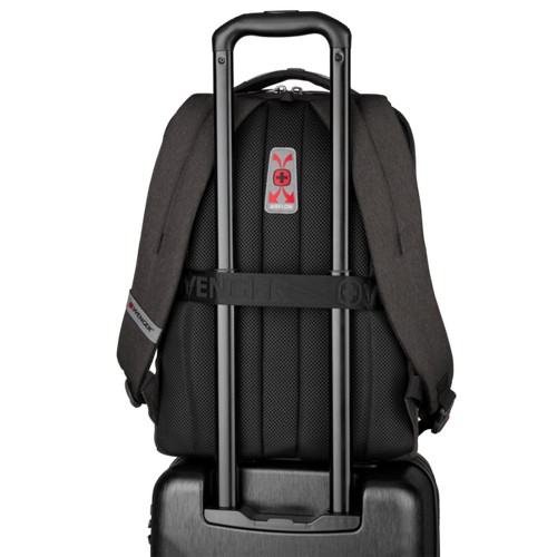 SAC À DOS POUR ORDINATEUR PORTABLE 16’’ AVEC POCHE POUR TABLETTE - MX PROFESSIONAL - GRIS CHINÉ - WENGER