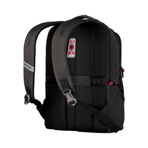 SAC À DOS POUR ORDINATEUR PORTABLE 16’’ AVEC POCHE POUR TABLETTE - MX PROFESSIONAL - GRIS CHINÉ - WENGER