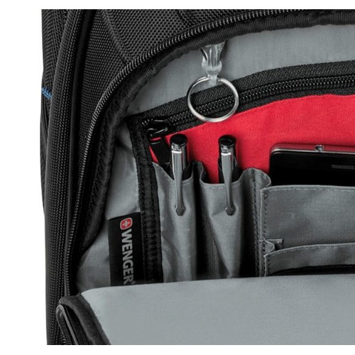SAC À DOS POUR ORDINATEUR PORTABLE 17'' - CARBON - NOIR - WENGER