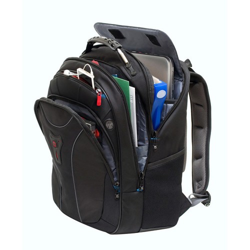 SAC À DOS POUR ORDINATEUR PORTABLE 17'' - CARBON - NOIR - WENGER