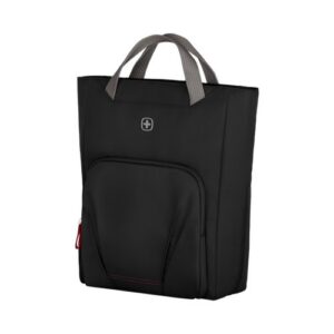 SAC À MAIN POUR ORDINATEUR PORTABLE 15.6'' AVEC POCHE POUR TABLETTE - MOTION VERTICAL TOTE - CHIC NOIR - WENGER