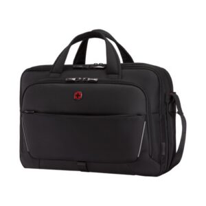 SACOCHE POUR ORDINATEUR PORTABLE DE 16’’ À 17’’AVEC POCHE POUR TABLETTE - METEOR BRIEF 16-17 - NOIR - WENGER