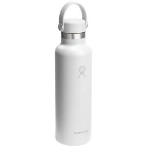 Gourde Hydro Flask à goulot standard, 621 ml, en acier inoxydable isotherme