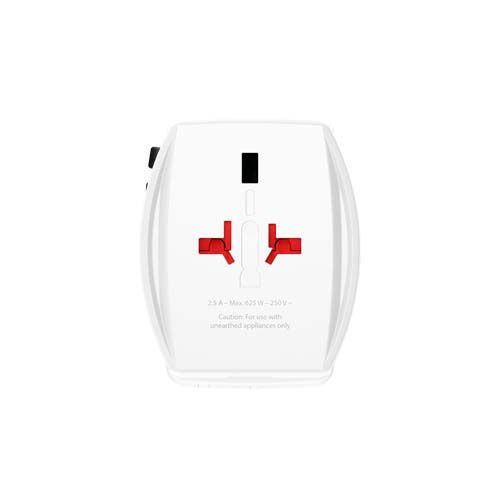 Adaptateur universel SKROSS® MUV AC65PD avec câble USB-C