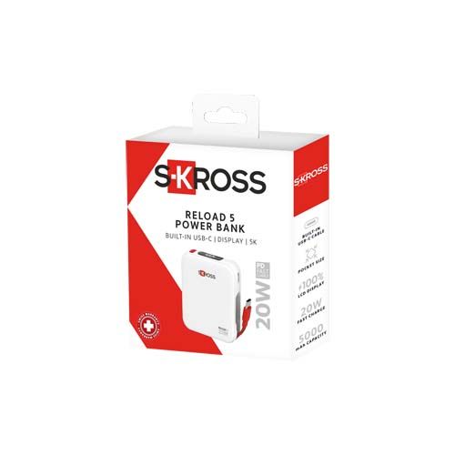 Batterie externe SKROSS® Reload 5 000 mAh