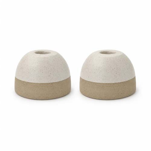 Lot de bougeoirs « ReClay » d'Originalhome