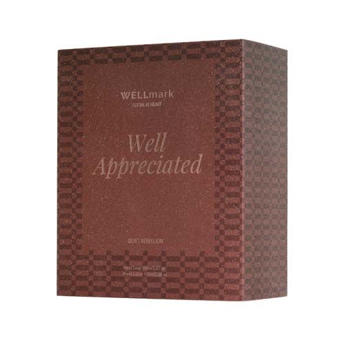 Coffret cadeau de soins pour les mains Quiet Rebellion de Wellmark