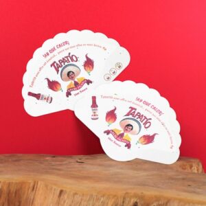 Eventail papier graines  200g recto