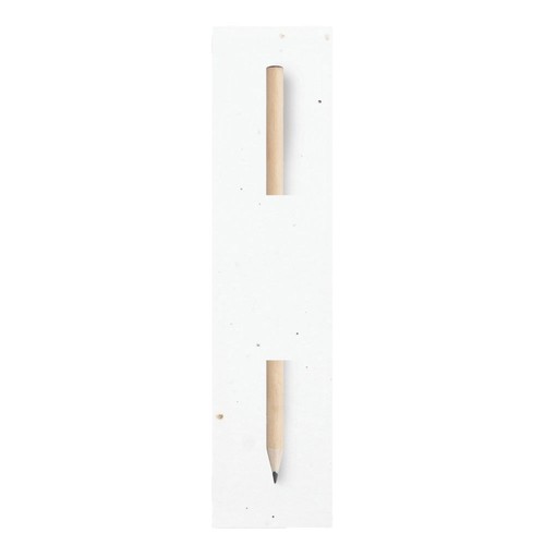 Marque-page papier graines et crayon bois