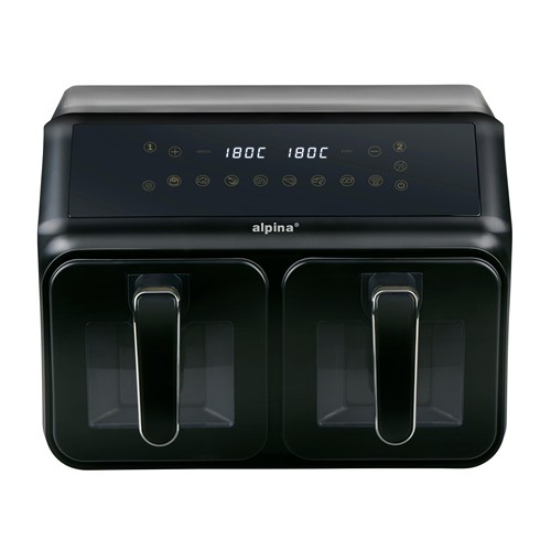 ALPINA Air Fryer 2x4L 1200W - Noir