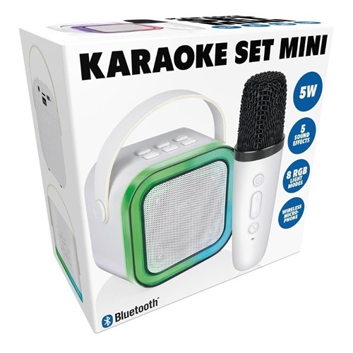 Wireless Mini Karaoke Speaker 5W - Blanc