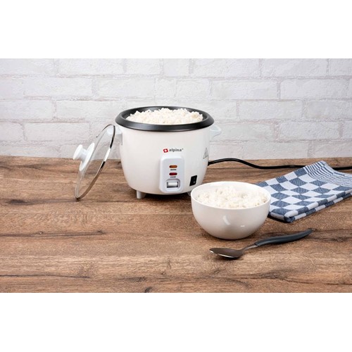 ALPINA Rice Cooker 0.6L 300W - Blanc