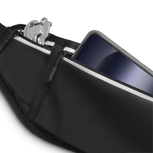 Hama Bum Bag for Mobile Phones, Running Belt for Jogging - Noir
