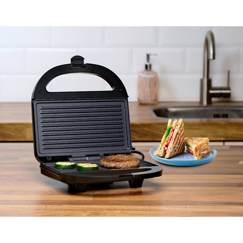 ALPINA Sandwich Maker 750W Contact Grill - Noir
