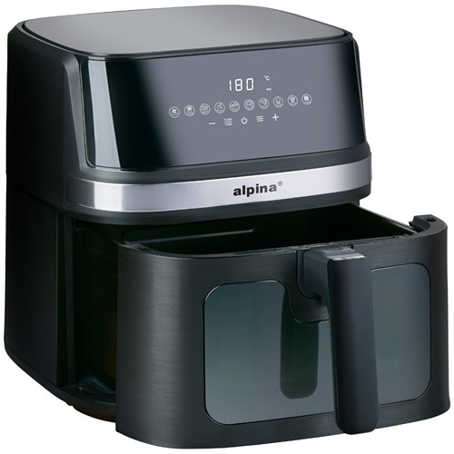 ALPINA Air Fryer 8L 1700W 230V - Noir
