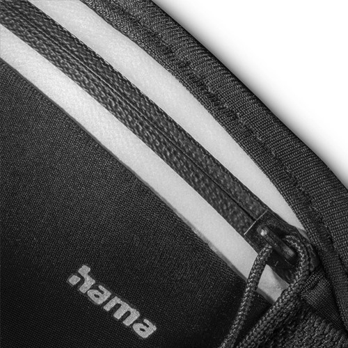 Hama Bum Bag for Mobile Phones, Running Belt for Jogging - Noir