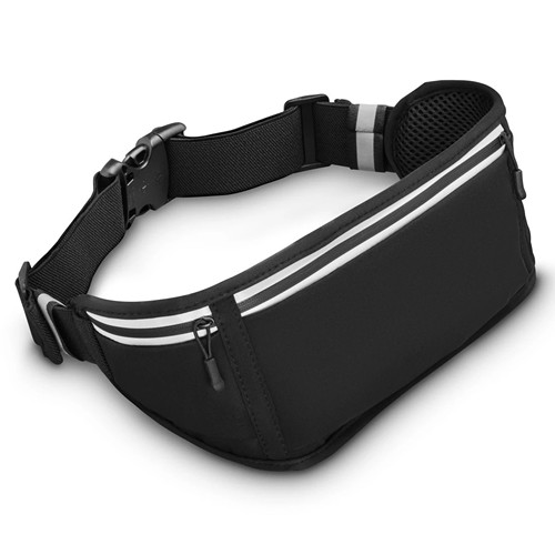 Hama Bum Bag for Mobile Phones, Running Belt for Jogging - Noir