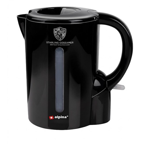 ALPINA Water Kettle 1.7L 2200W - Noir