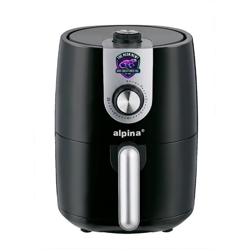 ALPINA Air Fryer 2.5L 900W 230V - Noir