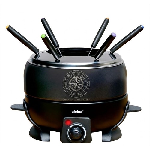 ALPINA Fondue Set 800W 2.3L Electric Black - Noir