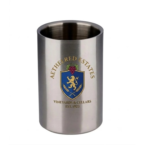 ALPINA Double Wall Wine Cooler Ø12x18cm - Argent