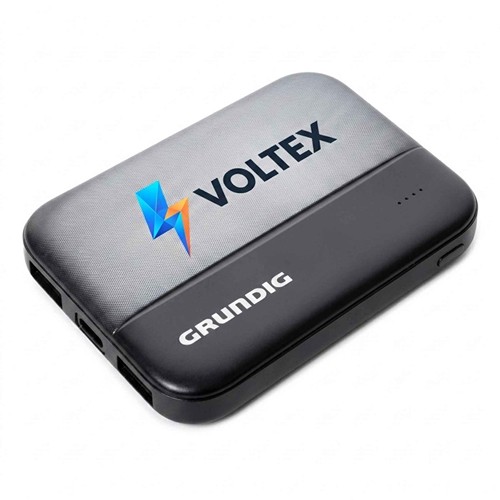 GRUNDIG Powerbank 5000mAh with USB-A and USB-C - Noir
