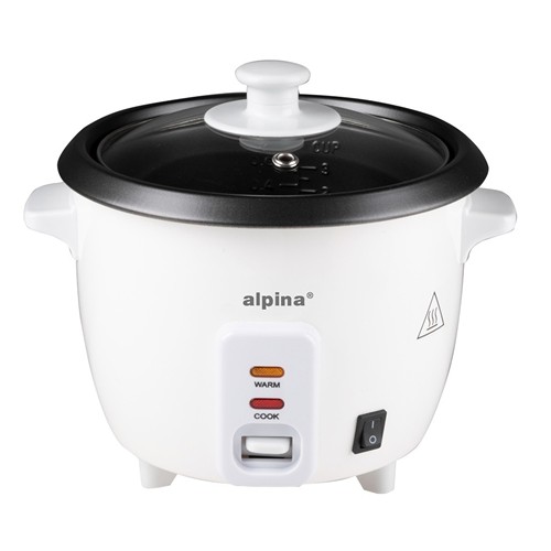 ALPINA Rice Cooker 0.6L 300W - Blanc