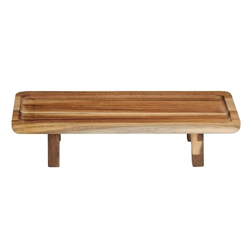 ALPINA Serving Tray 30.7x15.5cm - Brun