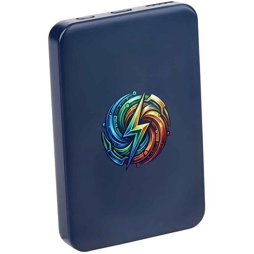 GRUNDIG Wireless Powerbank Mini 5000mAh Navy Blue - Bleu