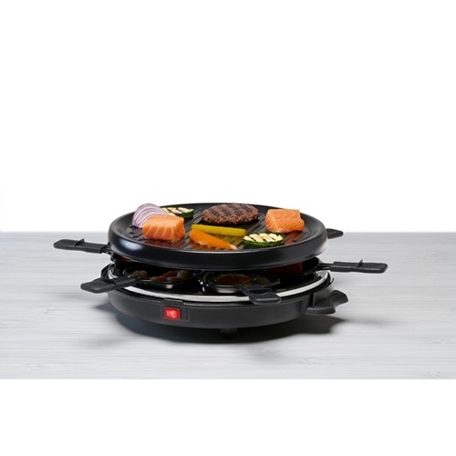 ALPINA Raclette Grill 800W Oval - Noir