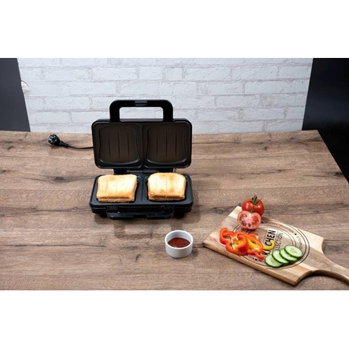 ALPINA Sandwich Maker XL 900W - Argent