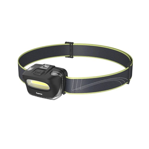 Hama "HL110" LED Head Torch, Batteries, COB, Head Torch - Noir