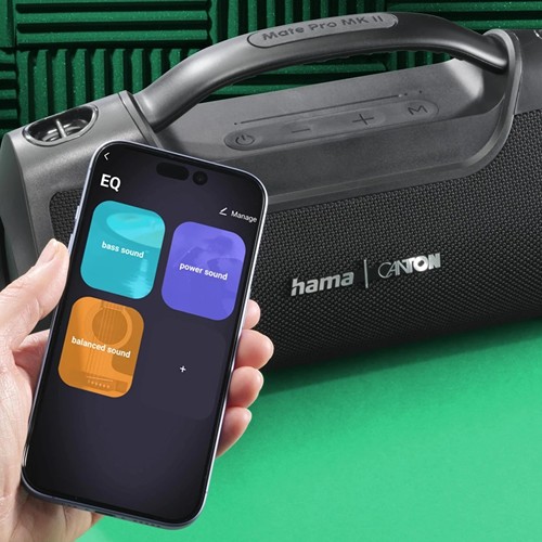 Hama "Mate Pro MK II" Bluetooth® Loudspeaker, Waterproof - Noir