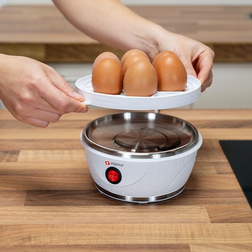 ALPINA Egg Boiler 230V 320-380W - Blanc