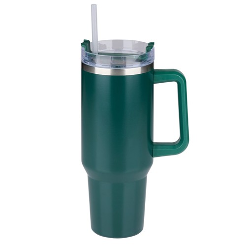 ALPINA Vacuum Mug with Straw 1.2L - Black/White/Beige/Green