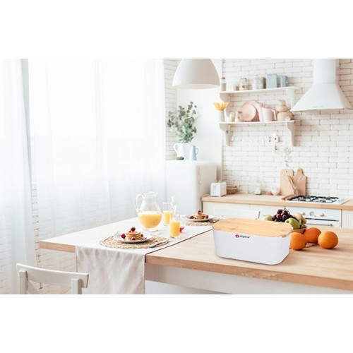 ALPINA Bread Storage Box 650gr 18.5x33x12cm - Beige
