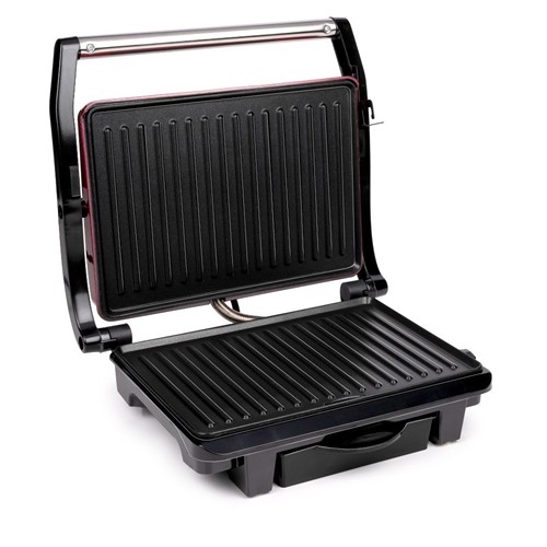 ALPINA Contact Grill 220-240V 1000W 27x17cm - Rouge