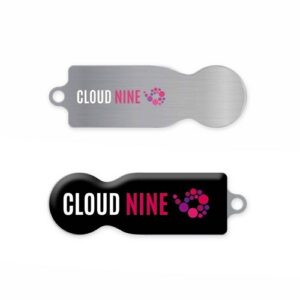 Key Ring Shopping Coin - Argent