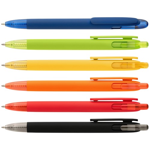 Stylo Jutta Essentials en plastique recyclé avec détails transparents