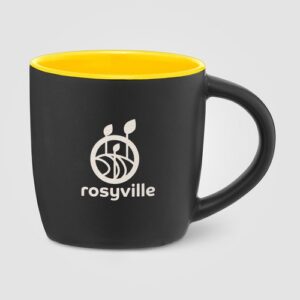 Mug Zanzibar en céramique ColourPop noir – 355 ml