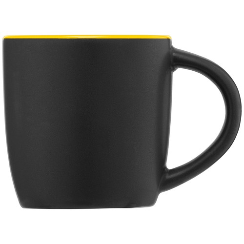 Mug Zanzibar en céramique ColourPop noir – 355 ml