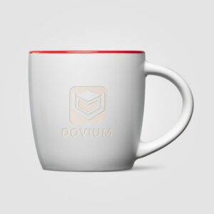 Mug Zanzibar en céramique ColourPop blanc – 355 ml