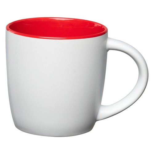Mug Zanzibar en céramique ColourPop blanc – 355 ml