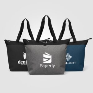 Sac isotherme Metropolis™️ en polyester recyclé 600D avec fermeture à glissière pour 44 canettes – 2