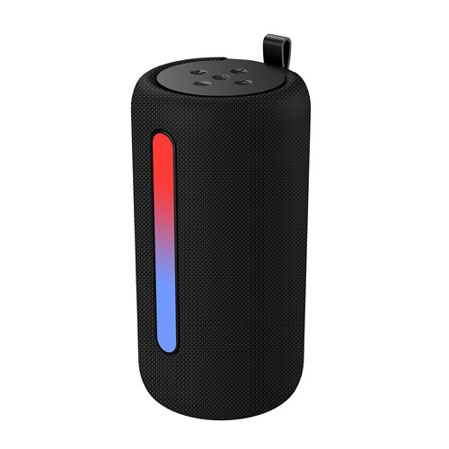 ENCEINTE BLUETOOTH PORTABLE 10W - LED D'AMBIANCE + RADIO FM - IPX4 - NOIR - ON AIR® BIG