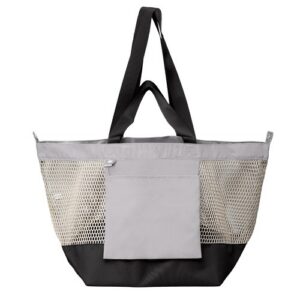 Sac fourre-tout Neri en maille recyclée pliable – 45 L