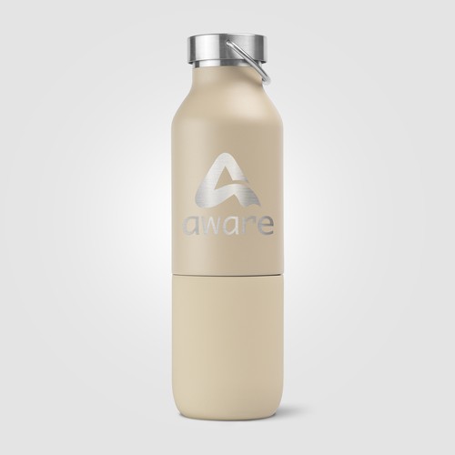 Freya Duo - 2-en-1 Bouteille en acier inoxydable recyclé à double paroi de 590 ml et gobelet de 325