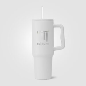 Polar Pro - 1180 ml gobelet en acier inoxydable recyclé à double paroi avec paille