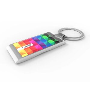 Key Ring Curvo - Argent